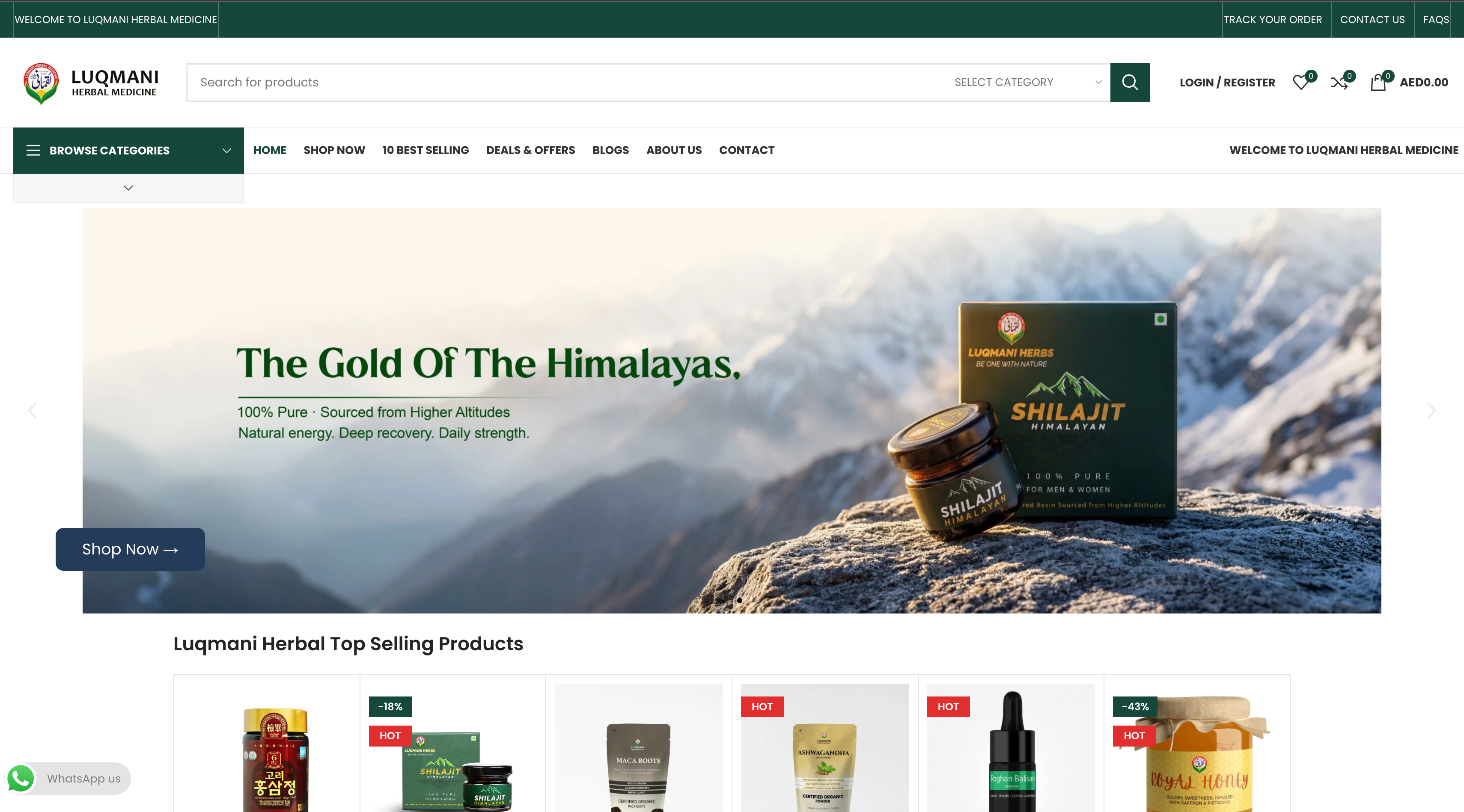 Luqmani Herbs online store